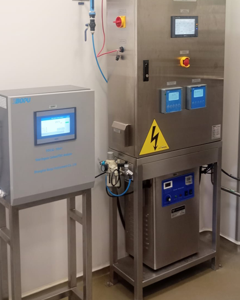 sanitización de agua con ozono y uv